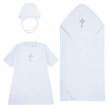 Купить комплект рубашка/пеленка/чепчик зайка моя, цвет: белый ( id 11087300 )