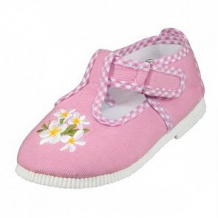 Купить туфли текстильные топ-топ, цвет: розовый ( id 12506932 )