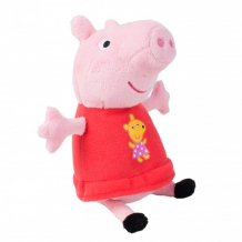 Купить мягкая игрушка свинка пеппа (peppa pig) пеппа с игрушкой 20 см 34796