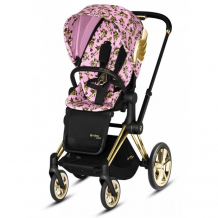 Купить прогулочная коляска cybex с блоком и рамой priam fe js cherubs 51900198