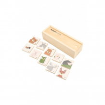 Купить деревянная игрушка kid's concept набор карточек в коробке для игры на запоминание edvin 1000412