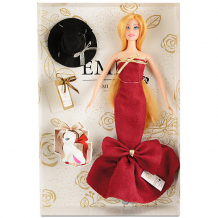 Купить кукла qian jia toys бордо: девушка с котенком, 28 см ( id 16188313 )