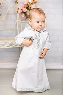 Купить платье крестильное alivia kids русская традиция, цвет: белый ( id 9532779 )