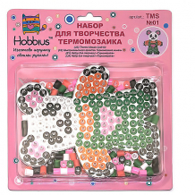 Купить термомозаика hobbius № 1 "медвежонок", 240 бусин ( id 10022348 )