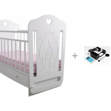 Купить детская кроватка forest kids принцесса маятник поперечный и укачиватель совушка c wi-fi 
