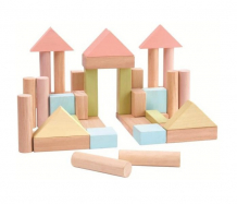Купить деревянная игрушка plan toys конструктор 40 блоков 5507