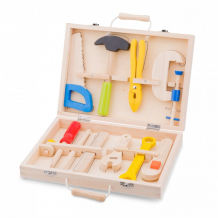 Купить деревянная игрушка new cassic toys игровой набор инструментов 10 предметов 18280