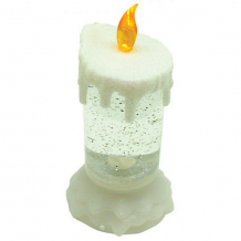 Купить светильник-свеча glos "новогодняя метель" с rgb-светодиодами ( id 9477093 )