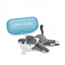 Купить пустышка lomiloki с развивающей игрушкой котенок басс с 0 мес. 1 шт. 47-006