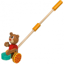 Купить игрушка-каталка bondibon baby you мишка, с ручкой ( id 16706908 )