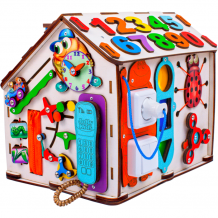 Купить деревянная игрушка jolly kids бизиборд бизидом со светом букашки jkd-ds35-06