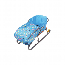 Купить сиденье для санок с чехлом для ног nika-kids, (зимний голубой) ( id 7221811 )