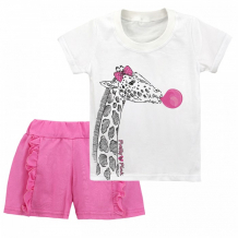 Купить babycollection костюм для девочки жираф (футболка, шорты) 603/kss019/sph/k1/006/p1/p*d