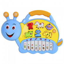 Купить музыкальный инструмент smart baby пианино обучающее гусеница 42 звука 