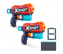 Купить zuru игровой набор для стрельбы x-shot ексель – дабл кикбек 36202