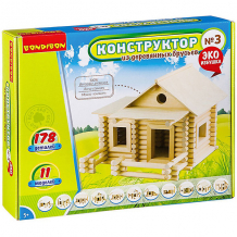 Купить конструктор из брусьев bondibon № 3, 178 деталей ( id 15518771 )