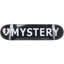Купить дека для скейтборда для скейтборда mystery logo black/white черный ( id 1202122 )