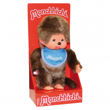 Купить мягкая игрушка monchhichi мончичи, мальчик в синем слюнявчике, 20 см ( id 3281778 )