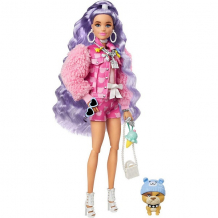 Купить mattel barbie gxf08 барби кукла милли с сиреневыми волосами