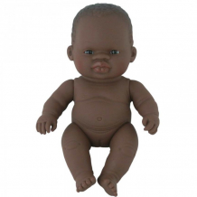 Купить miniland кукла baby doll african girl polybag 21 см 31144