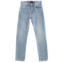 Купить джинсы узкие детские dc worker slim jea light indigo bleach голубой ( id 1189290 )