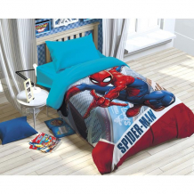 Купить постельное белье марвел (marvel) 1.5 спальное человек-паук супергерой (3 предмета) 3989293