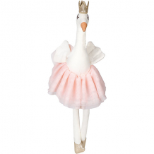 Купить мягкая игрушка angel collection "лебедь тильда", 30 см, бело-розовая ( id 12969794 )