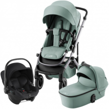 Купить коляска britax roemer 3в1 коляска smile 5z + bs core space black 