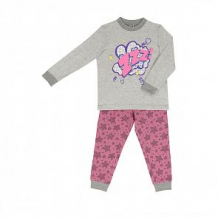 Купить пижама джемпер/брюки mirdada, цвет: серый/розовый ( id 11909290 )
