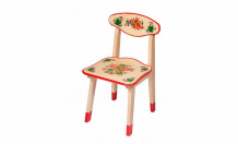 Купить хохлома стул детский с художественной росписью ягода/цветок 