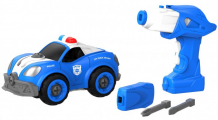 Купить конструктор shantou bhs toys набор пластмассовых деталей патрульная машина с пультом ду 1csc20003896