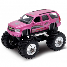 Купить welly 47002s велли модель машины 1:34-39 chevrolet tahoe big wheel monster