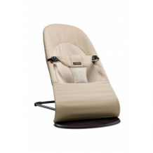 Купить кресло-шезлонг babybjorn balance soft cotton, хаки, бежевый babybjorn 997284579
