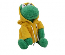 Купить мягкая игрушка unaky soft toy лягушка синдерелла в жёлтой флисовой толстовке 24 см 0973520-18k