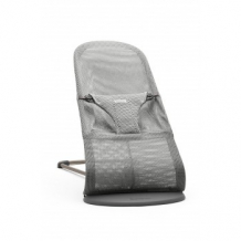 Купить кресло-шезлонг babybjorn bliss mesh, серый babybjorn 997284630