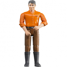 Купить игровая фигурка bruder "рабочий-мужчина", в коричневых штанах, 11 см ( id 4233734 )