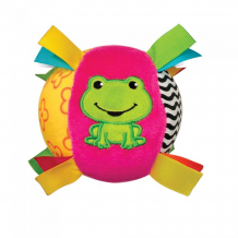 Купить развивающая игрушка азбукварик мячик песенка люленьки розовый 2411в