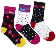 Купить lunarable комплект женских носков с принтом 073 3 пары kcrp073_35-39