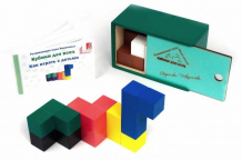 Купить деревянная игрушка ступеньки творчества кубики для всех от семьи никитиных 011