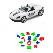 Купить тебе-игрушка набор летний детский автомобиль кабриолет + песочный набор арифметика 40-0034+40-0015
