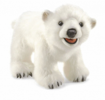 Купить мягкая игрушка folkmanis полярный медвежонок 35 см 3041