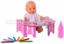 Купить loko toys кукла le petit bebe 32 см со столиком и аксессуарами для школы 98426