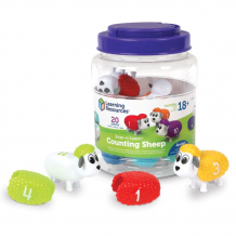 Купить развивающая игрушка learning resources разноцветные овечки ler6712