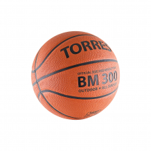 Купить баскетбольный мяч bm300, р. 7, резина, темнооранж., torres ( id 5056633 )