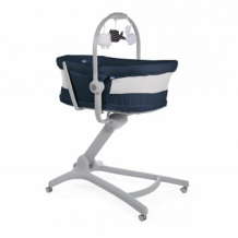Кроватка-стульчик Chicco Baby Hug 4 в 1 Air India Ink, синий Chicco 997154599