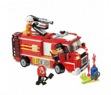 Купить конструктор enlighten brick пожарная машина с фигурками и аксессуарами 370 деталей brick12012