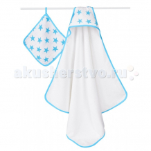 Купить aden&anais набор полотенце с уголком для тела и полотенце для лица 3038 3038