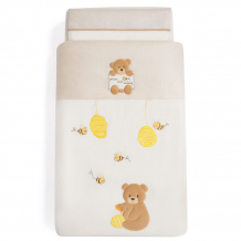 Купить комплект в кроватку kidboo honey bear (4 предмета) kidb
