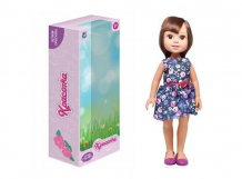 Купить 1 toy кукла красотка летняя прогулка (брюнетка в синем платье) т10278