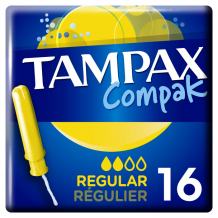 Купить tampax женские гигиенические тампоны с аппликатором compak regular 16 шт. 83736373